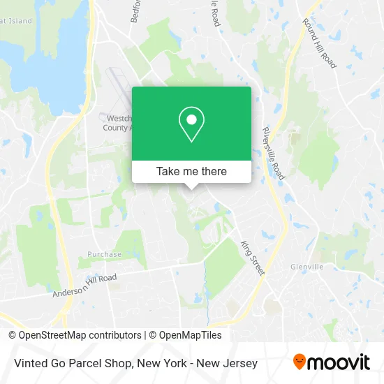 Vinted Go Parcel Shop map