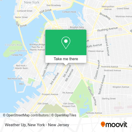 Weather Up map