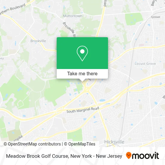 Meadow Brook Golf Course map