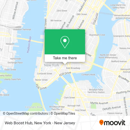 Web Boost Hub map