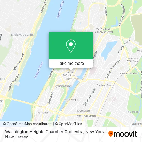 Washington Heights Chamber Orchestra map