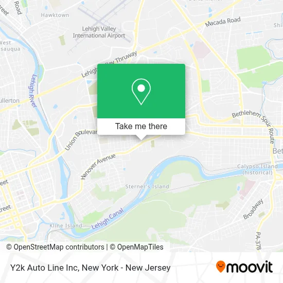 Y2k Auto Line Inc map