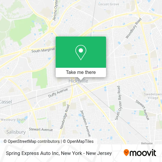 Spring Express Auto Inc map