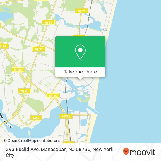 393 Euclid Ave, Manasquan, NJ 08736 map