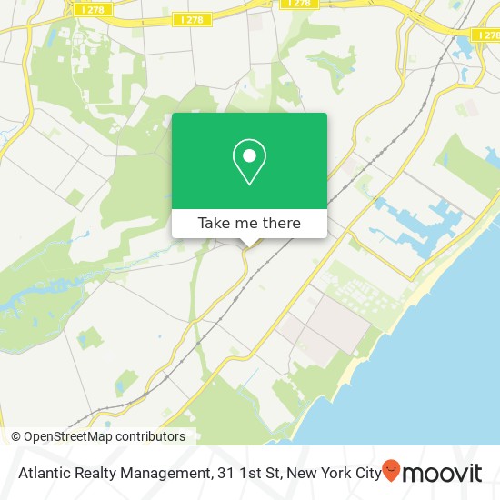 Mapa de Atlantic Realty Management, 31 1st St