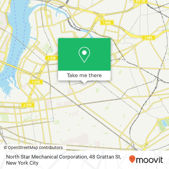 North Star Mechanical Corporation, 48 Grattan St map