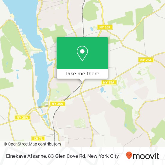 Mapa de Elnekave Afsanne, 83 Glen Cove Rd