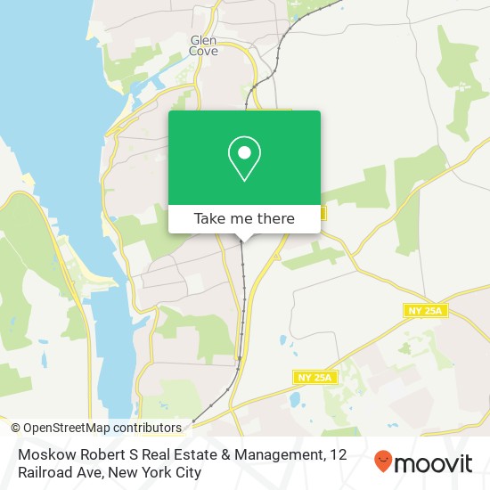 Moskow Robert S Real Estate & Management, 12 Railroad Ave map