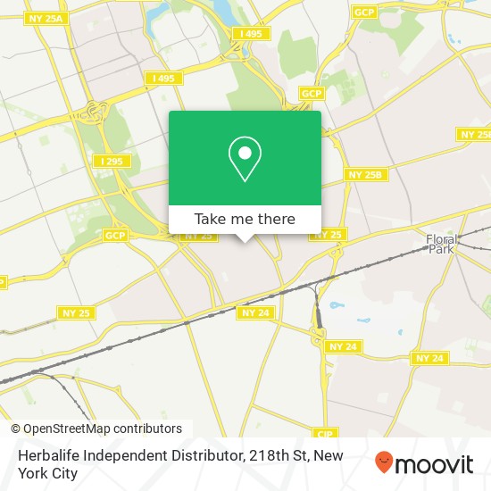 Mapa de Herbalife Independent Distributor, 218th St