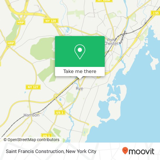 Saint Francis Construction map