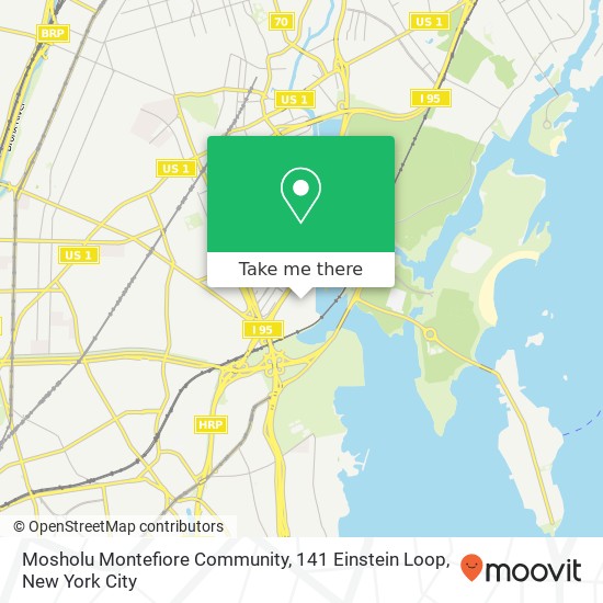 Mosholu Montefiore Community, 141 Einstein Loop map