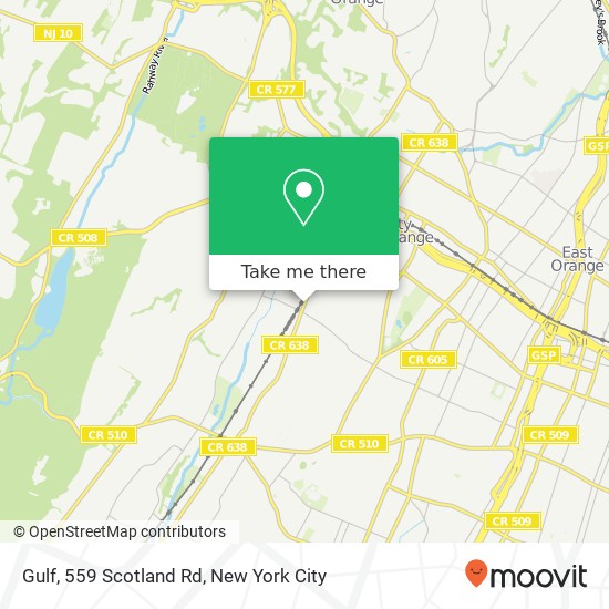 Mapa de Gulf, 559 Scotland Rd