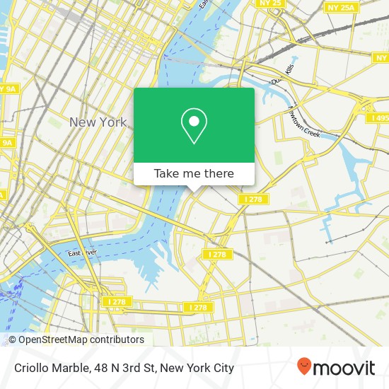 Criollo Marble, 48 N 3rd St map