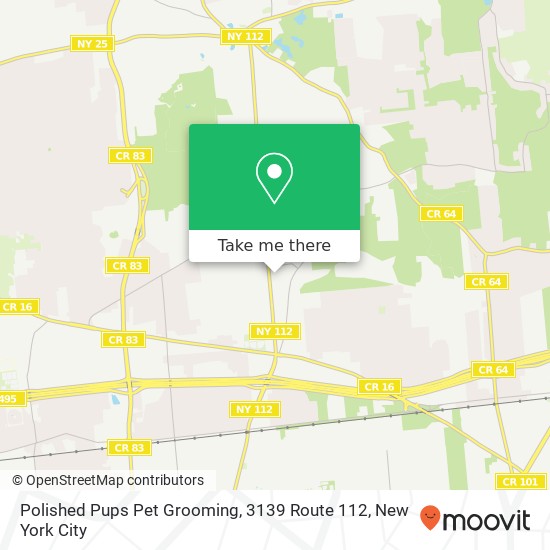 Polished Pups Pet Grooming, 3139 Route 112 map