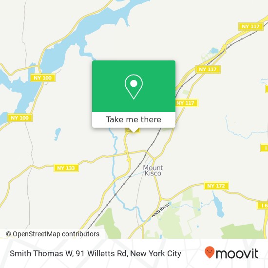 Mapa de Smith Thomas W, 91 Willetts Rd