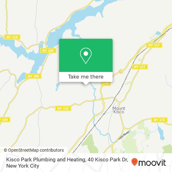 Mapa de Kisco Park Plumbing and Heating, 40 Kisco Park Dr