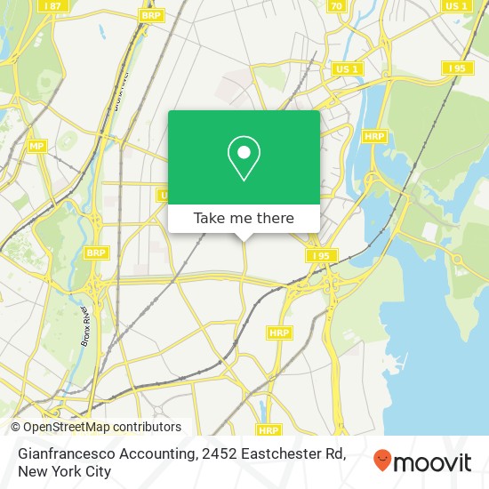 Gianfrancesco Accounting, 2452 Eastchester Rd map