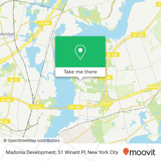 Madonia Development, 51 Winant Pl map