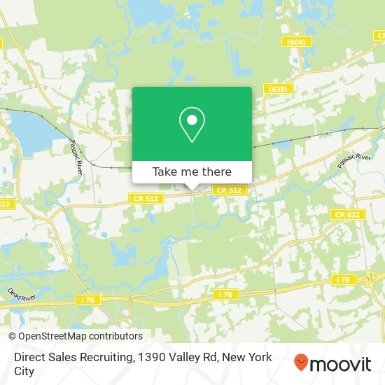 Direct Sales Recruiting, 1390 Valley Rd map
