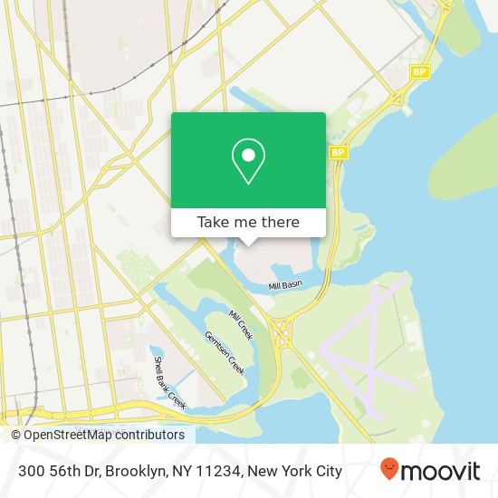 Mapa de 300 56th Dr, Brooklyn, NY 11234