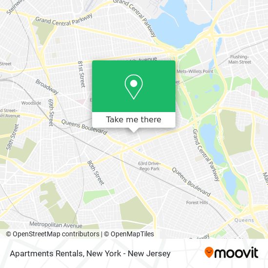 Mapa de Apartments Rentals