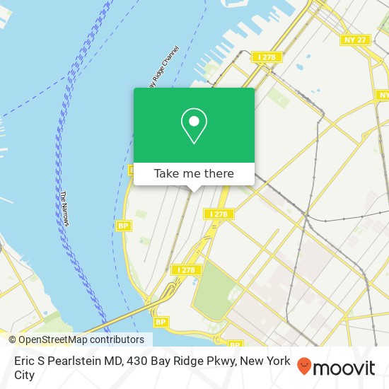 Eric S Pearlstein MD, 430 Bay Ridge Pkwy map