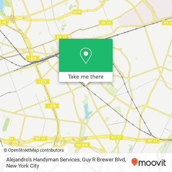 Alejandro's Handyman Services, Guy R Brewer Blvd map