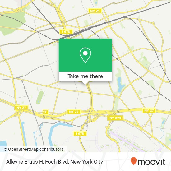 Mapa de Alleyne Ergus H, Foch Blvd