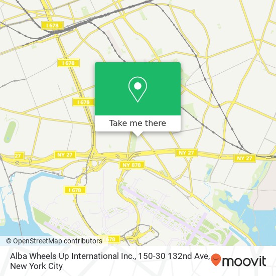 Alba Wheels Up International Inc., 150-30 132nd Ave map