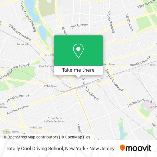 Mapa de Totally Cool Driving School