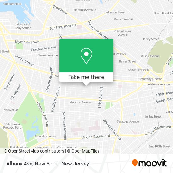 Mapa de Albany Ave