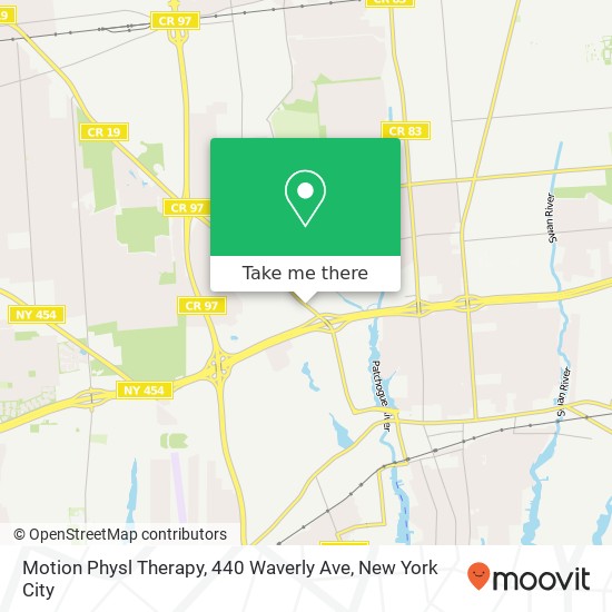 Motion Physl Therapy, 440 Waverly Ave map