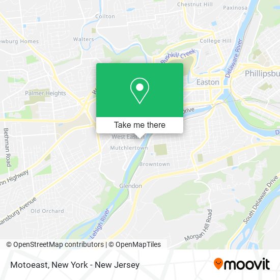 Motoeast map