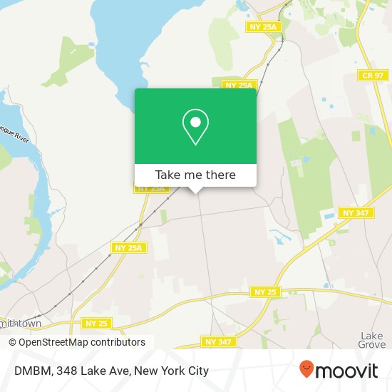 Mapa de DMBM, 348 Lake Ave