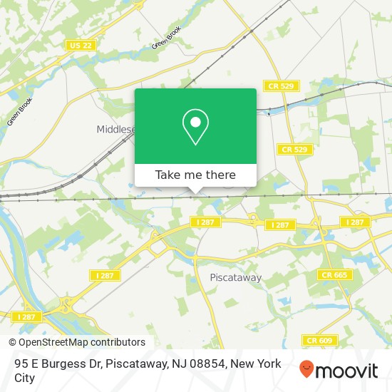 95 E Burgess Dr, Piscataway, NJ 08854 map