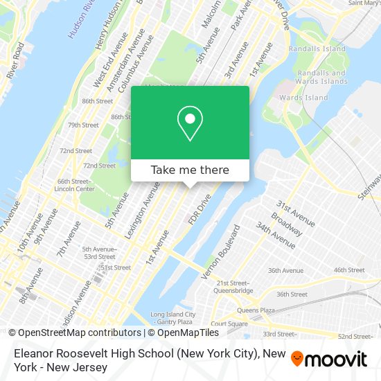 Eleanor Roosevelt High School (New York City) map