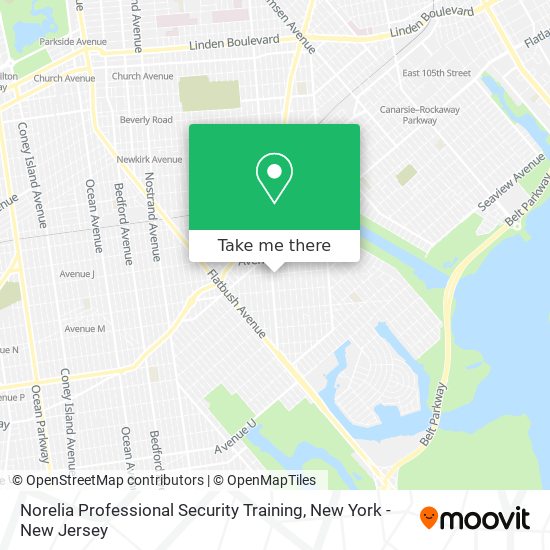 Norelia Professional Security Training map