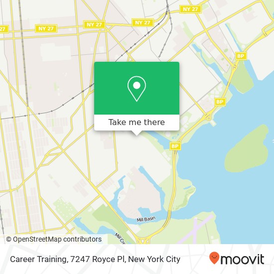 Mapa de Career Training, 7247 Royce Pl