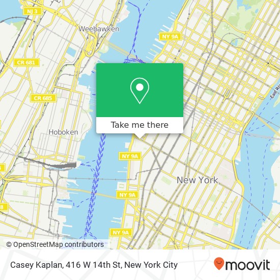 Casey Kaplan, 416 W 14th St map