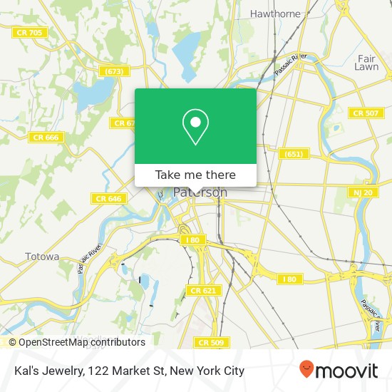 Kal's Jewelry, 122 Market St map