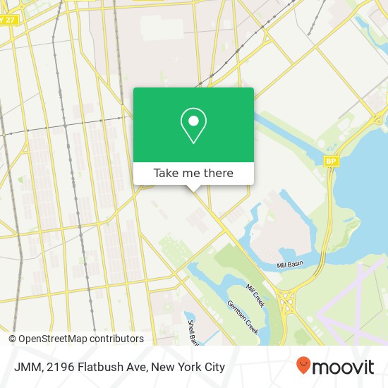 Mapa de JMM, 2196 Flatbush Ave