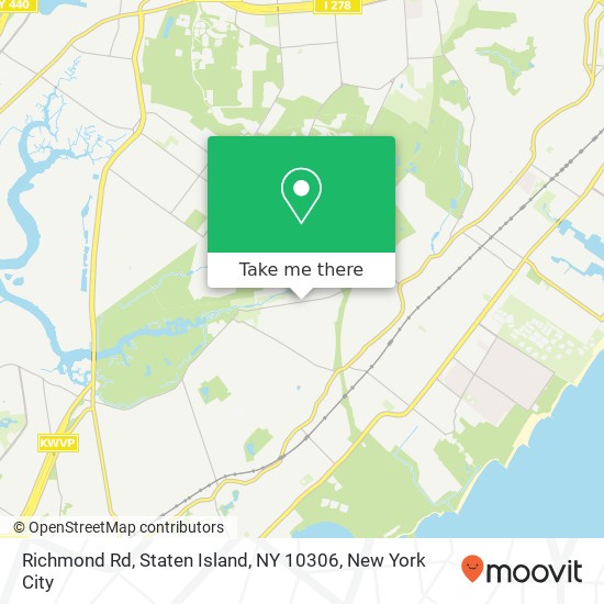 Mapa de Richmond Rd, Staten Island, NY 10306