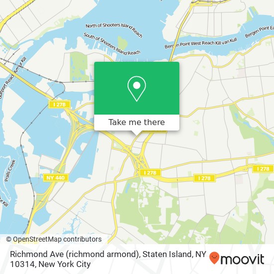 Richmond Ave (richmond armond), Staten Island, NY 10314 map