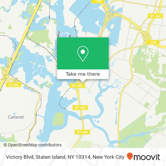 Victory Blvd, Staten Island, NY 10314 map