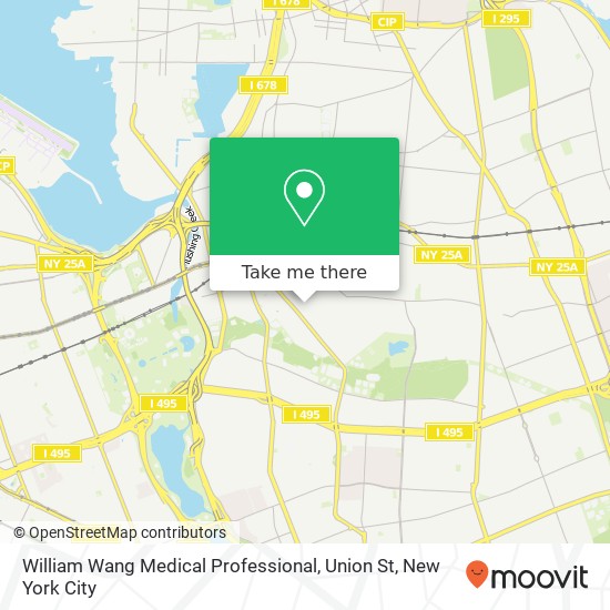 William Wang Medical Professional, Union St map