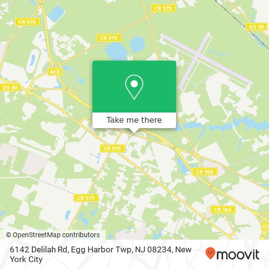 6142 Delilah Rd, Egg Harbor Twp, NJ 08234 map