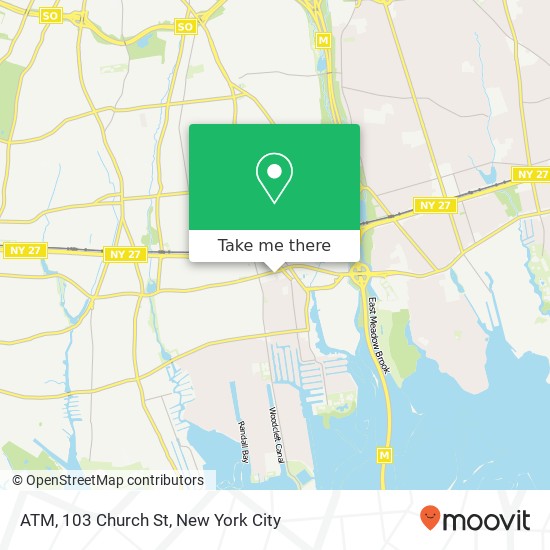 ATM, 103 Church St map