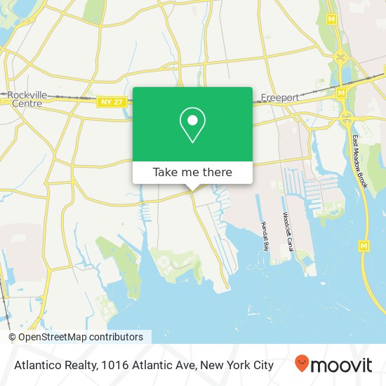 Atlantico Realty, 1016 Atlantic Ave map