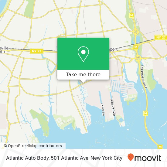 Mapa de Atlantic Auto Body, 501 Atlantic Ave