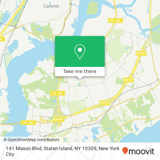 141 Mason Blvd, Staten Island, NY 10309 map